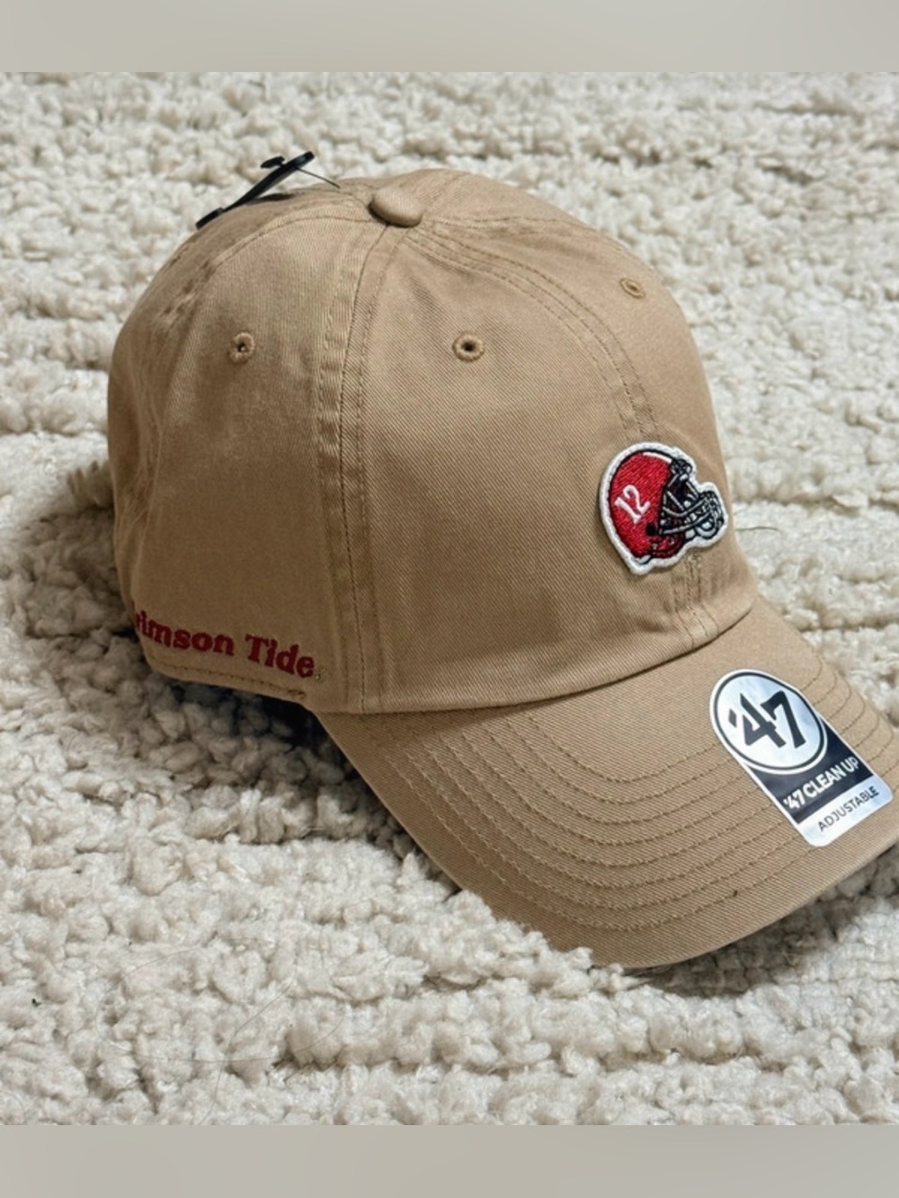 New 47 Brand Alabama Crimson Tide Vintage Micro Patch ’47 Clean Up